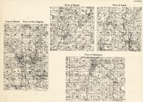 La Fayette County - Benton, New Diggings, Fayette, Argyle, Darlington, Wisconsin State Atlas 1930c